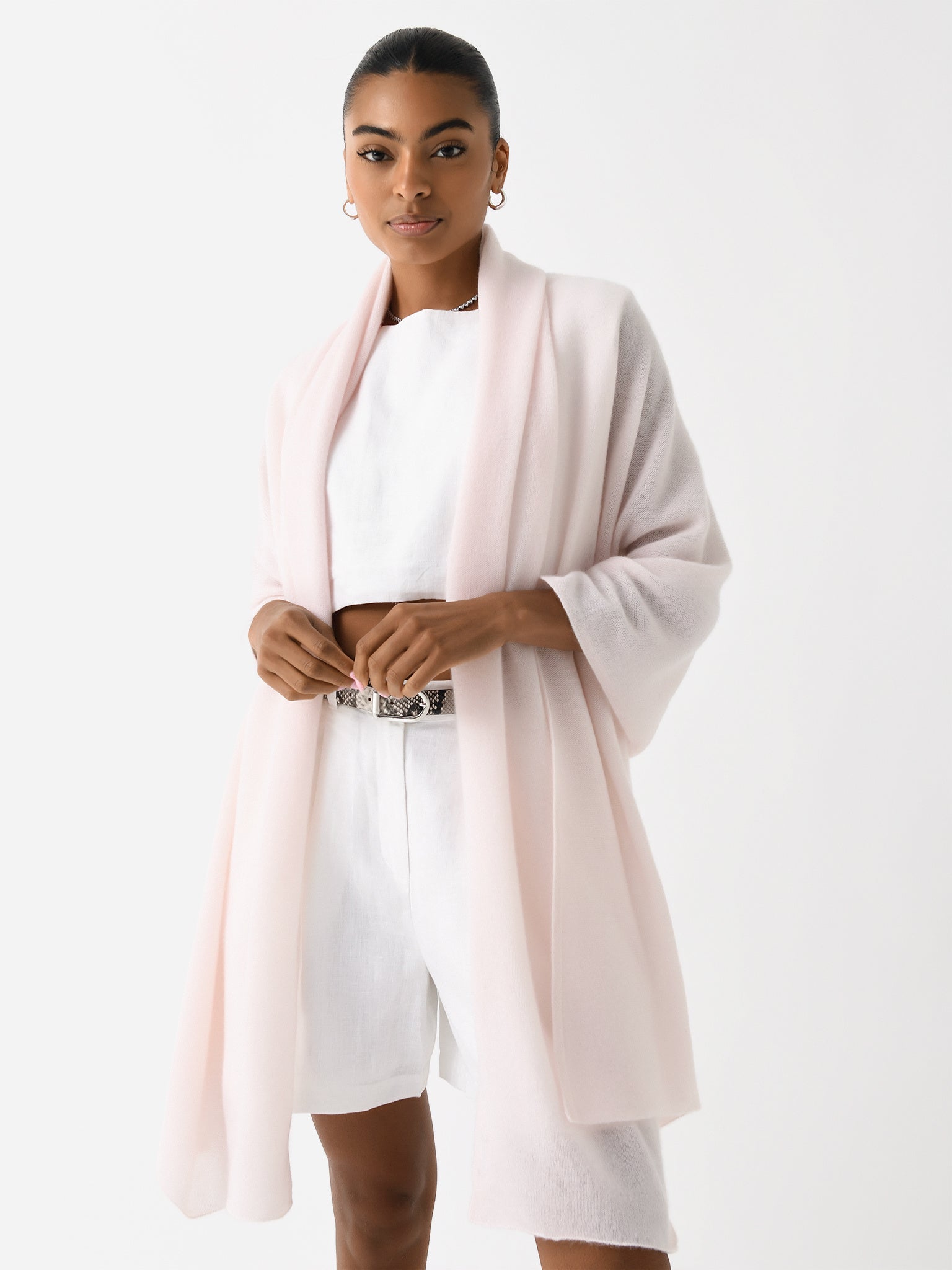 White + Warren Cashmere Travel Wrap - Saint Bernard