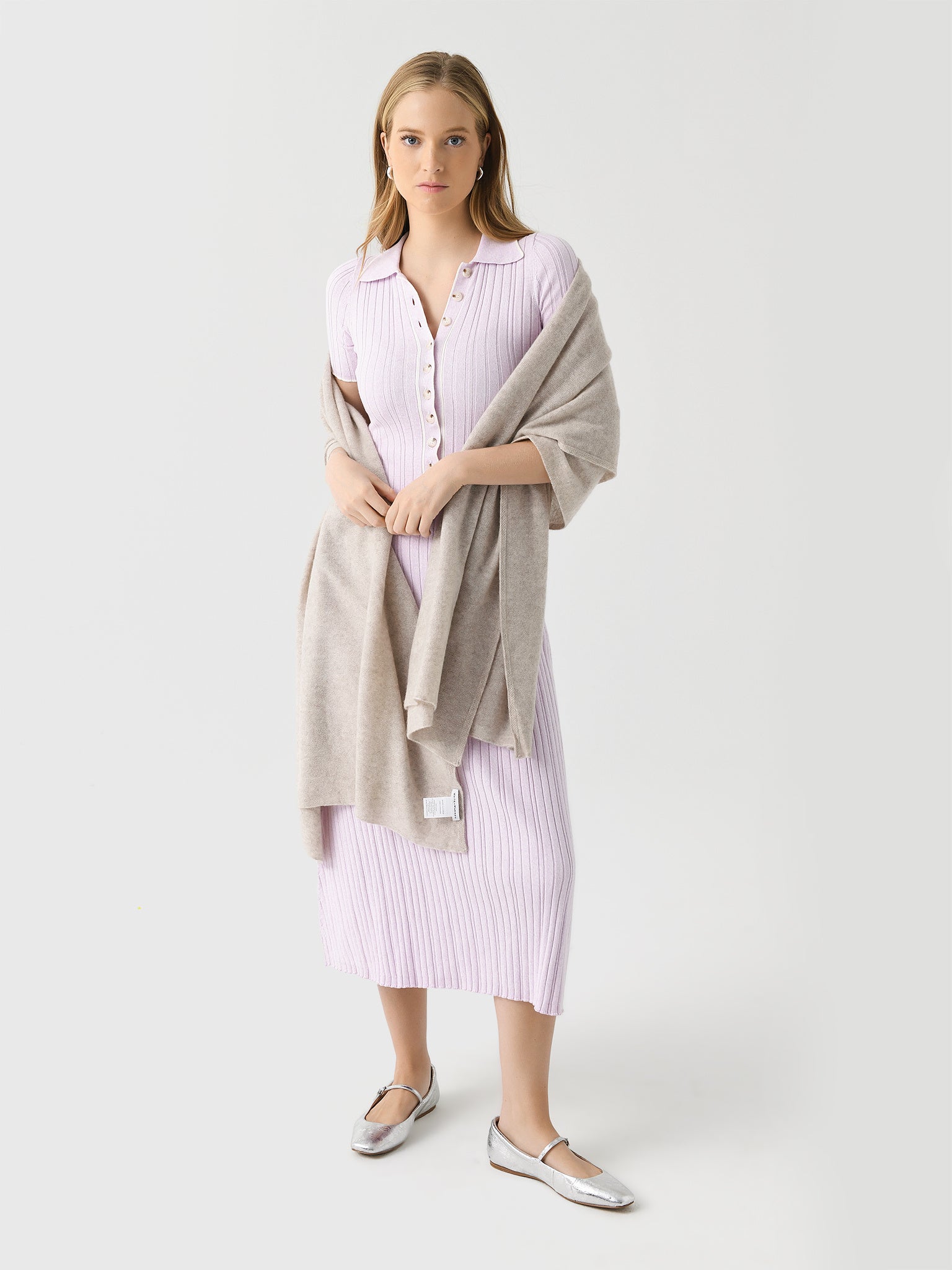 White + Warren Cashmere Travel Wrap - Saint Bernard
