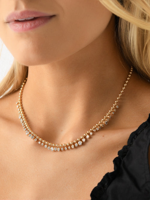 Alexa Leigh Crystal Drop Necklace