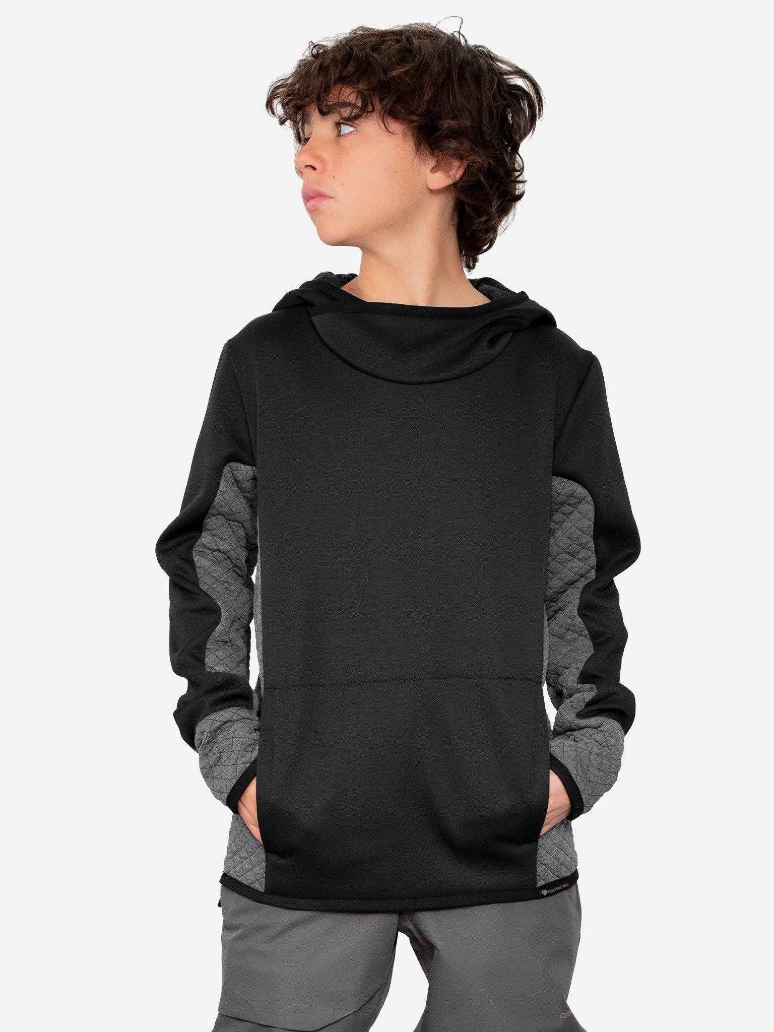 Obermeyer Boys' Ashler Fleece Hoodie - Saint Bernard
