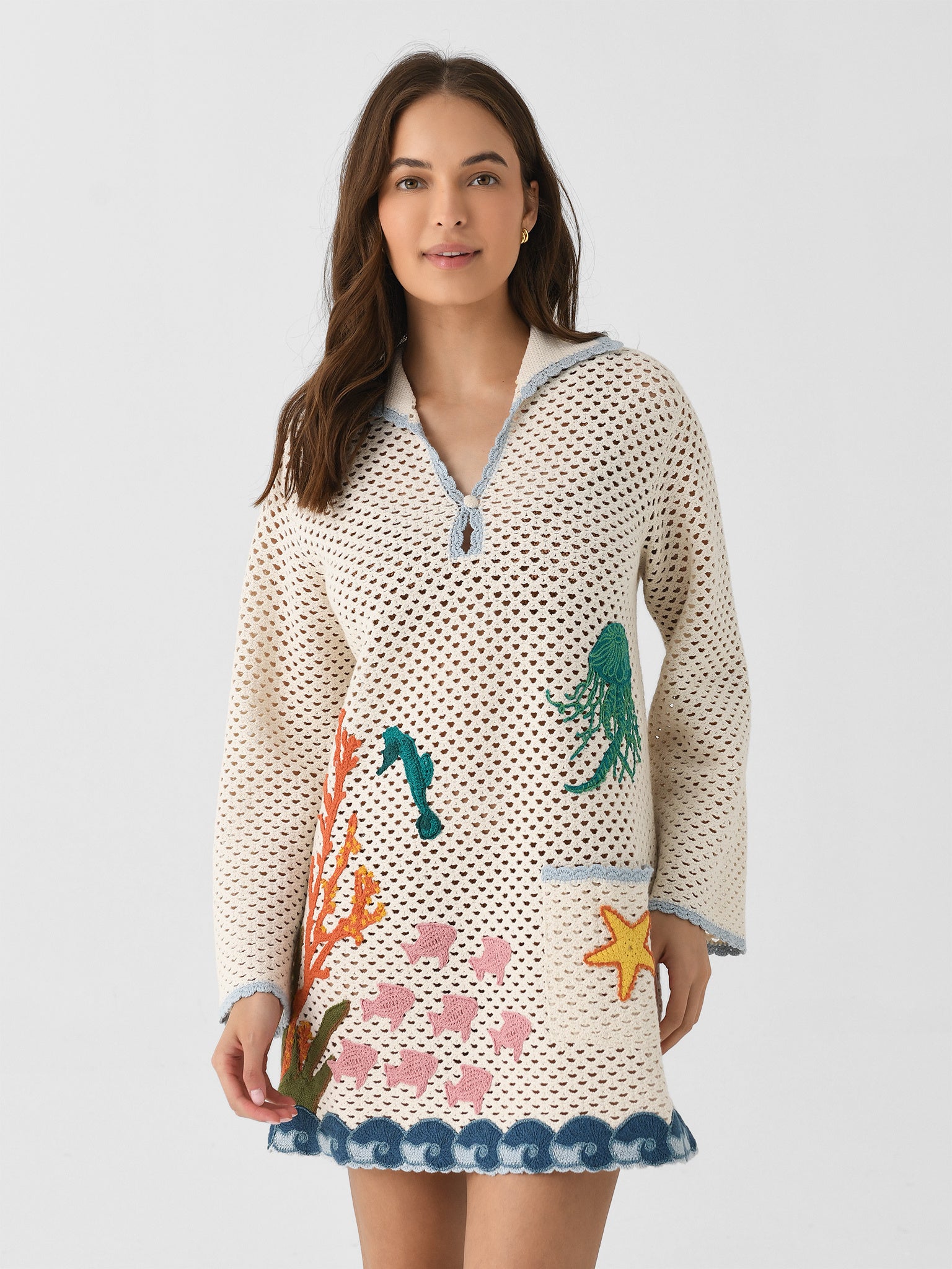 Alemais Women's Splash Mini Dress - Saint Bernard