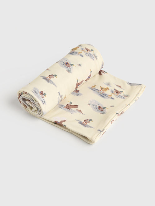 Angel Dear Migrating Mallards Swaddle Blanket