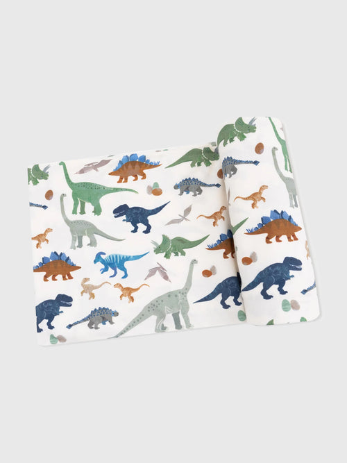 Angel Dear Washy Dinos Swaddle Blanket
