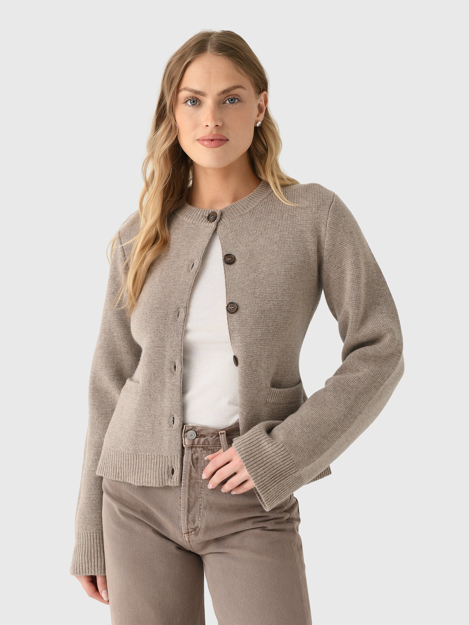 Jenni Kayne Women's Cooper Cardigan - Saint Bernard