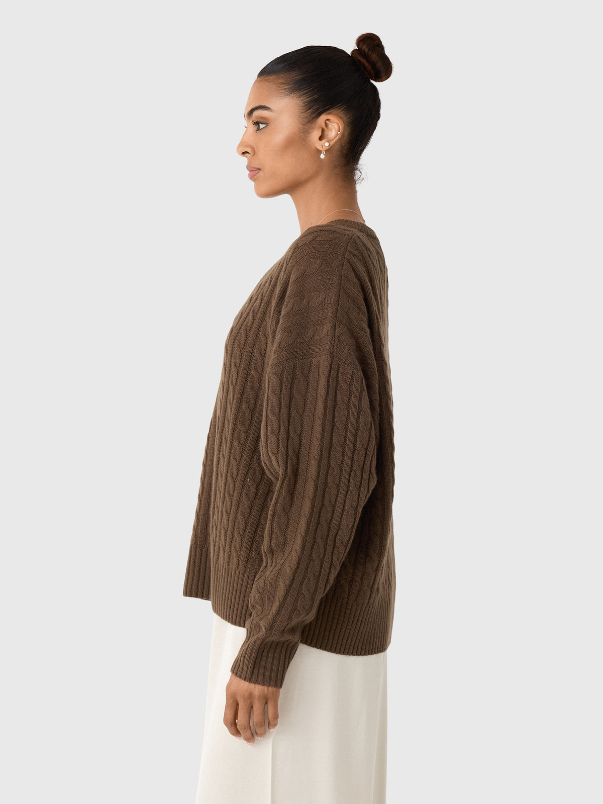 Jenni Kayne Women's Nell V-Neck Sweater - Saint Bernard