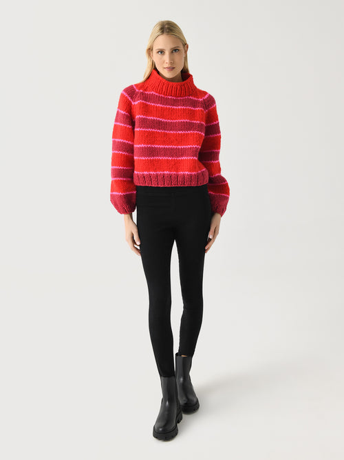 GOGO Women's Stripe Pullover