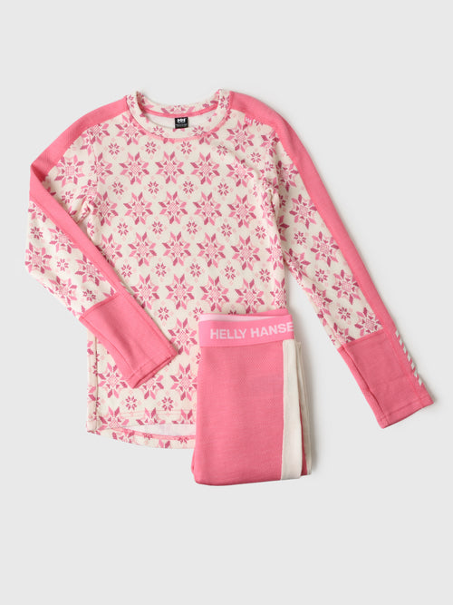 Helly Hansen Teen Graphic LIFA® Merino Base Layer Set