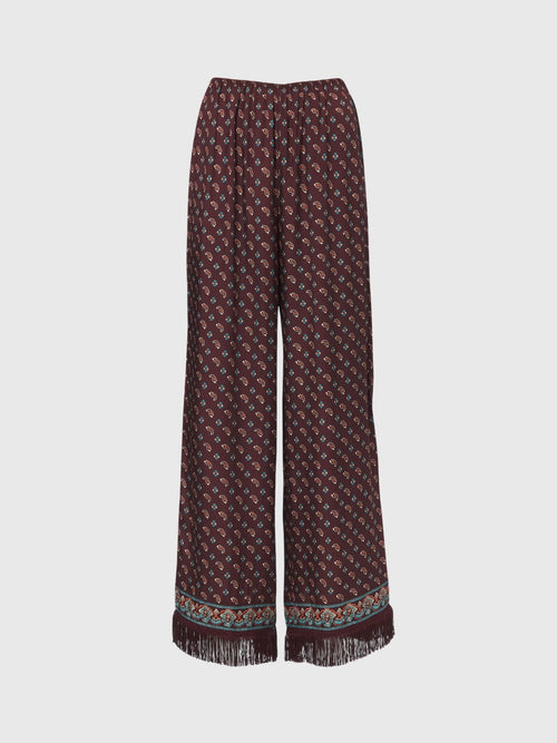 DÔEN Women's Lavon Fringe Pant - Saint Bernard