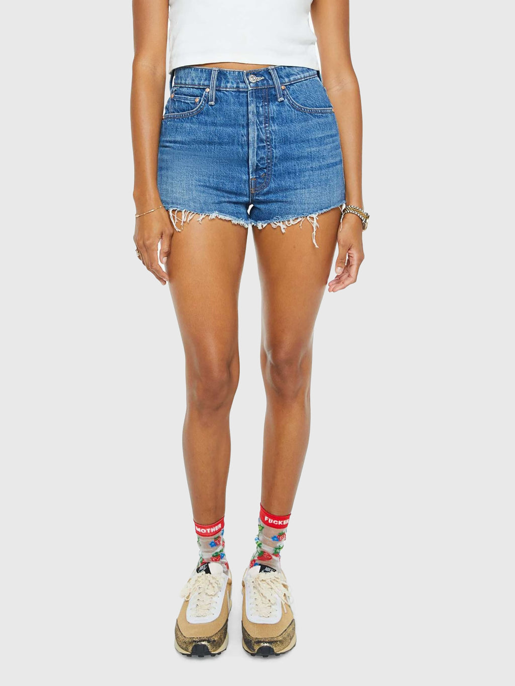 Mother Women's The Tune Up Fray Short - Saint Bernard