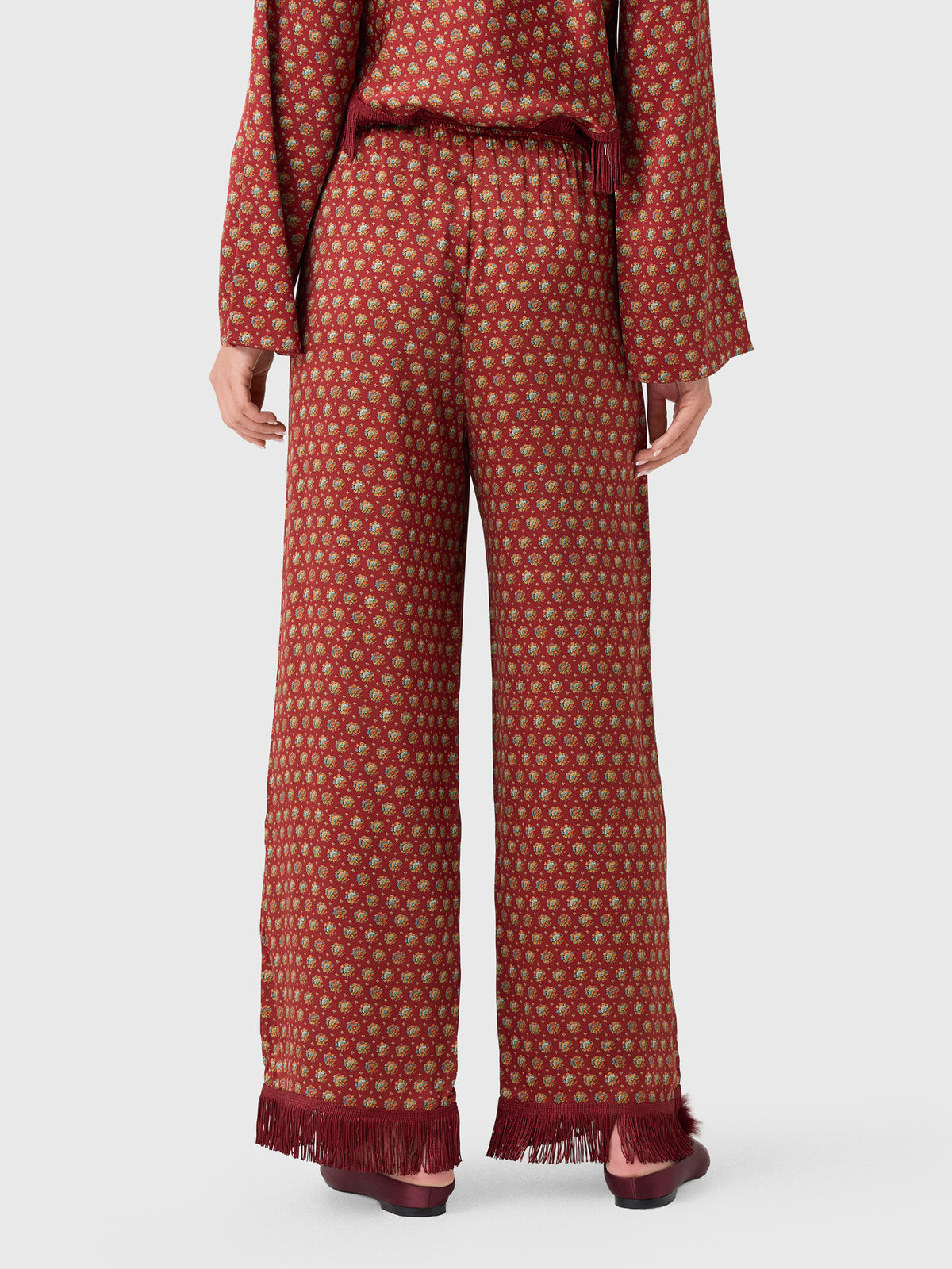 DÔEN Women's Lavon Fringe Pant - Saint Bernard
