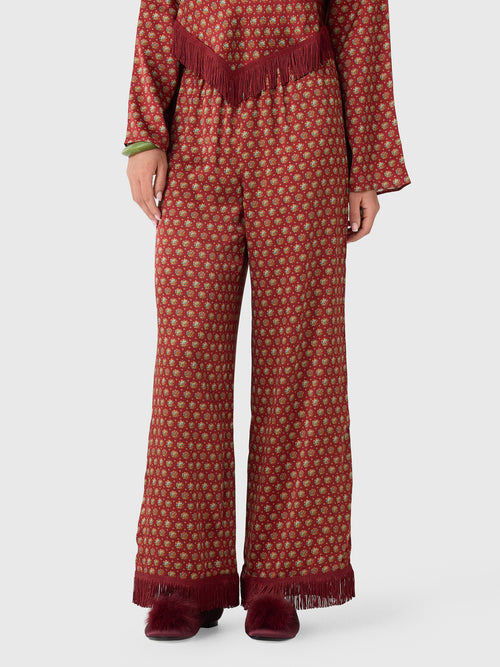 DÔEN Women's Lavon Fringe Pant - Saint Bernard