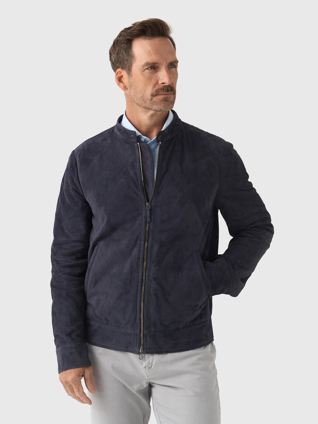 Frauenschuh Men's Nico Suede Jacket - Saint Bernard