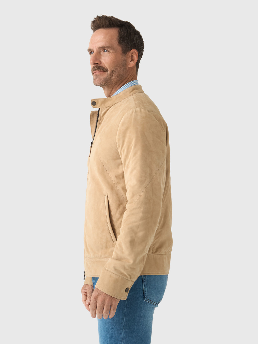 Frauenschuh Men's Nico Suede Jacket - Saint Bernard