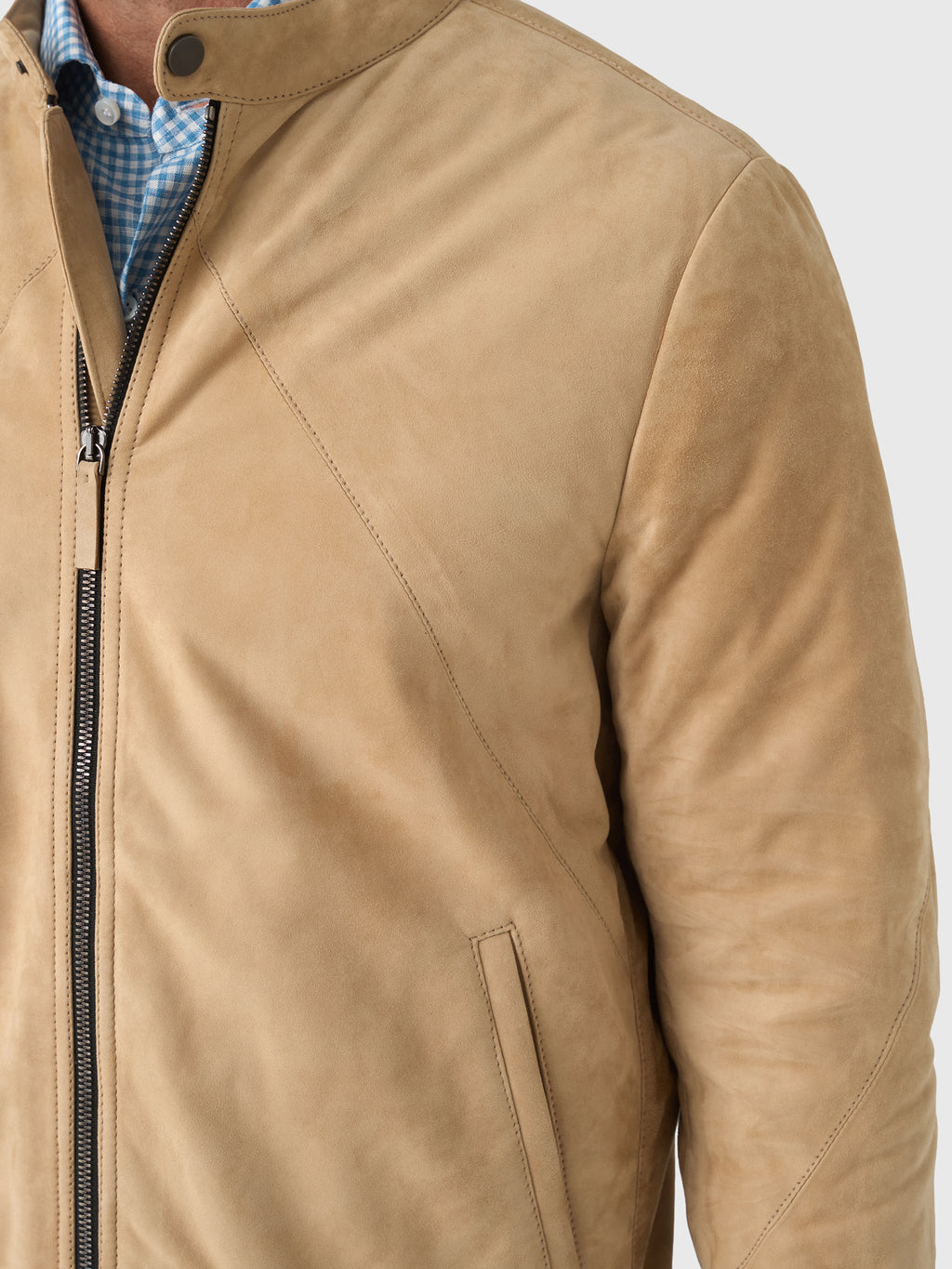Frauenschuh Men's Nico Suede Jacket - Saint Bernard