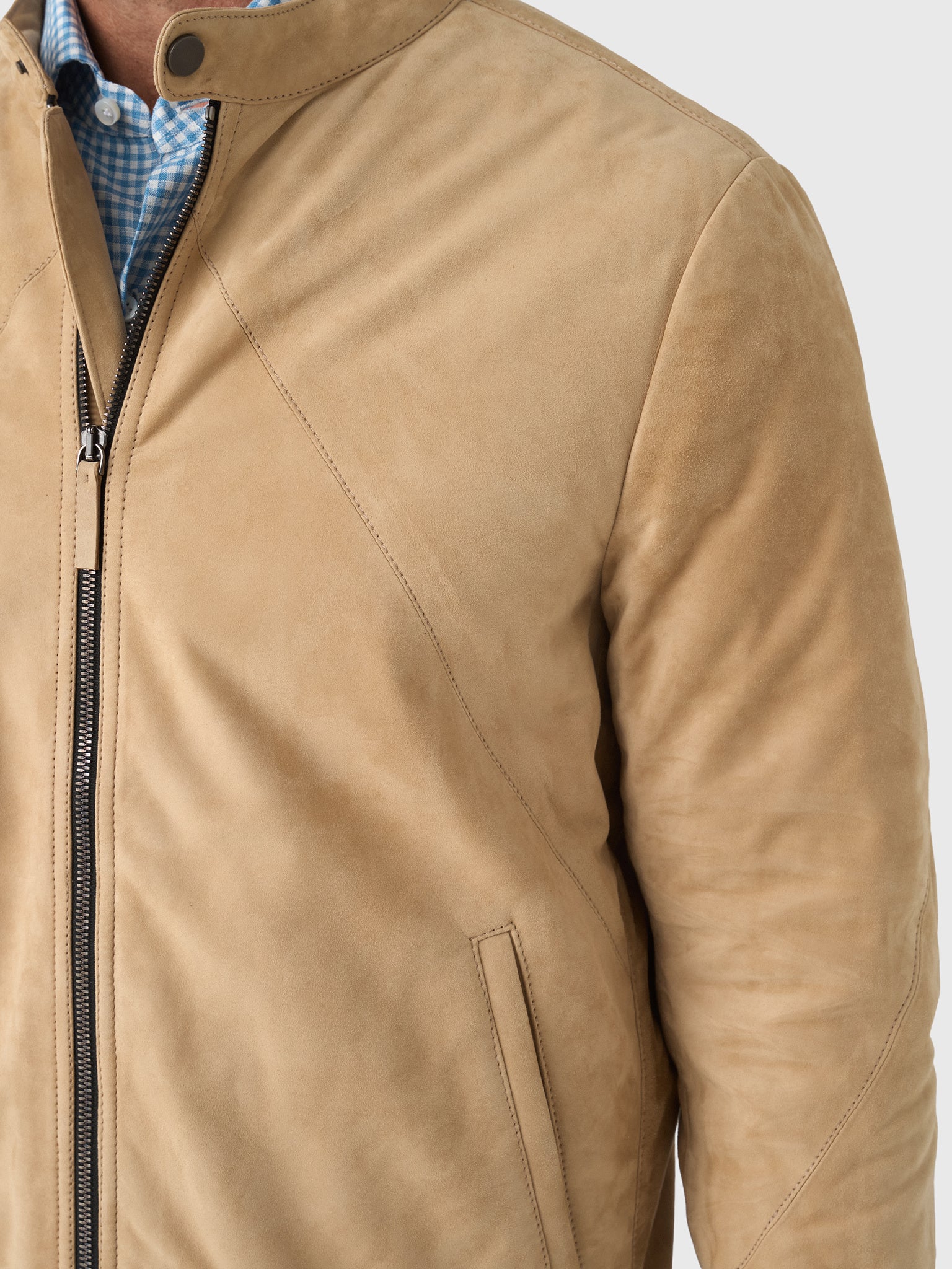 Frauenschuh Men's Nico Suede Jacket - Saint Bernard