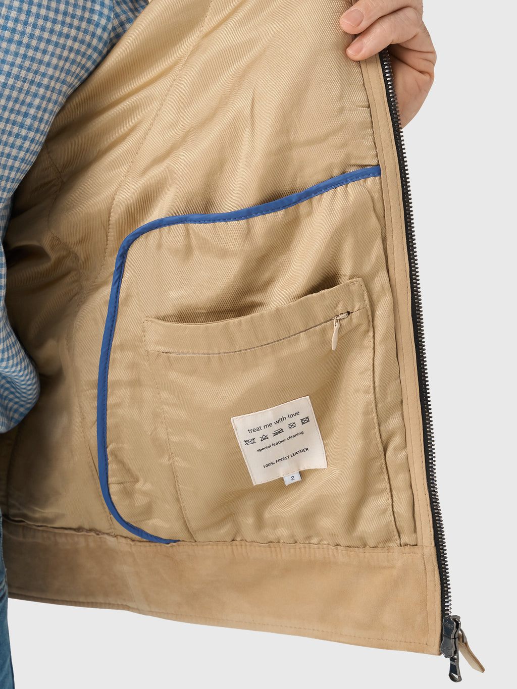 Frauenschuh Men's Nico Suede Jacket - Saint Bernard