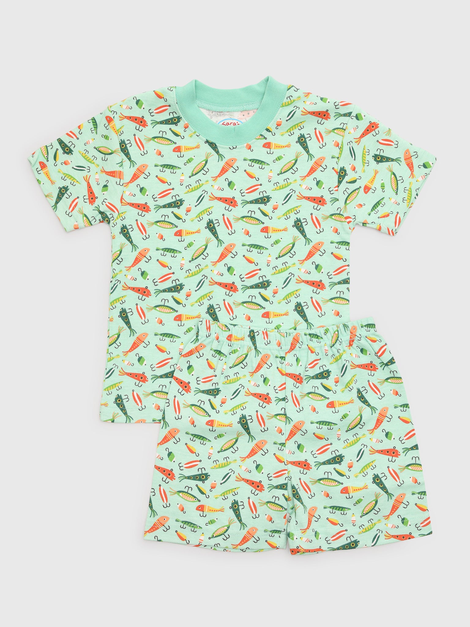 Sara's Prints Boys' Short Pajama Set - Saint Bernard