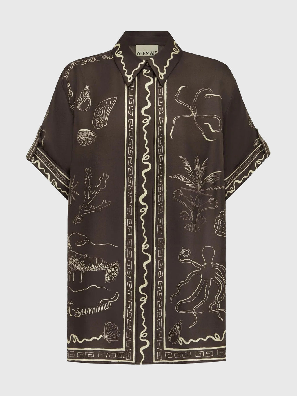 Alemais Women's Sammy Silk Shirt - Saint Bernard