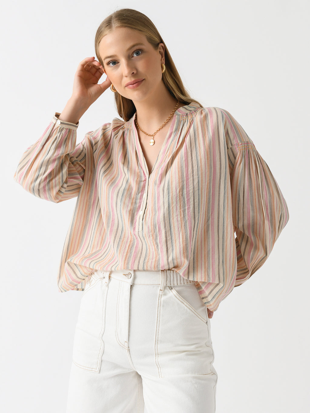 Vanessa Bruno Women's Nipoa Blouse - Saint Bernard