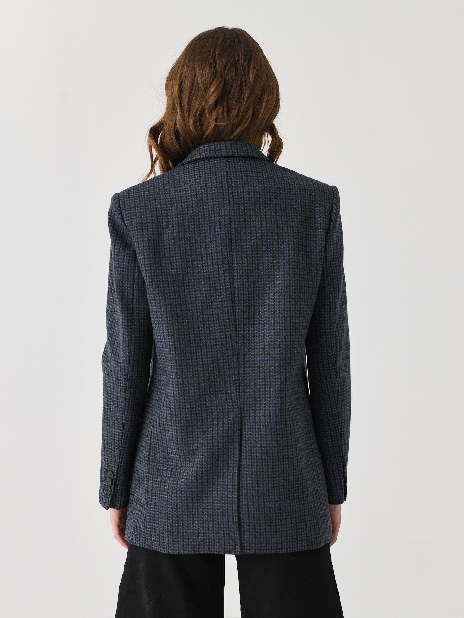 Bibiy. VANESSA JACKET ネイビー 中古・古着通販】Bibiy. (ビビィ) VANESSA JACKET ネイビー×ホワイト