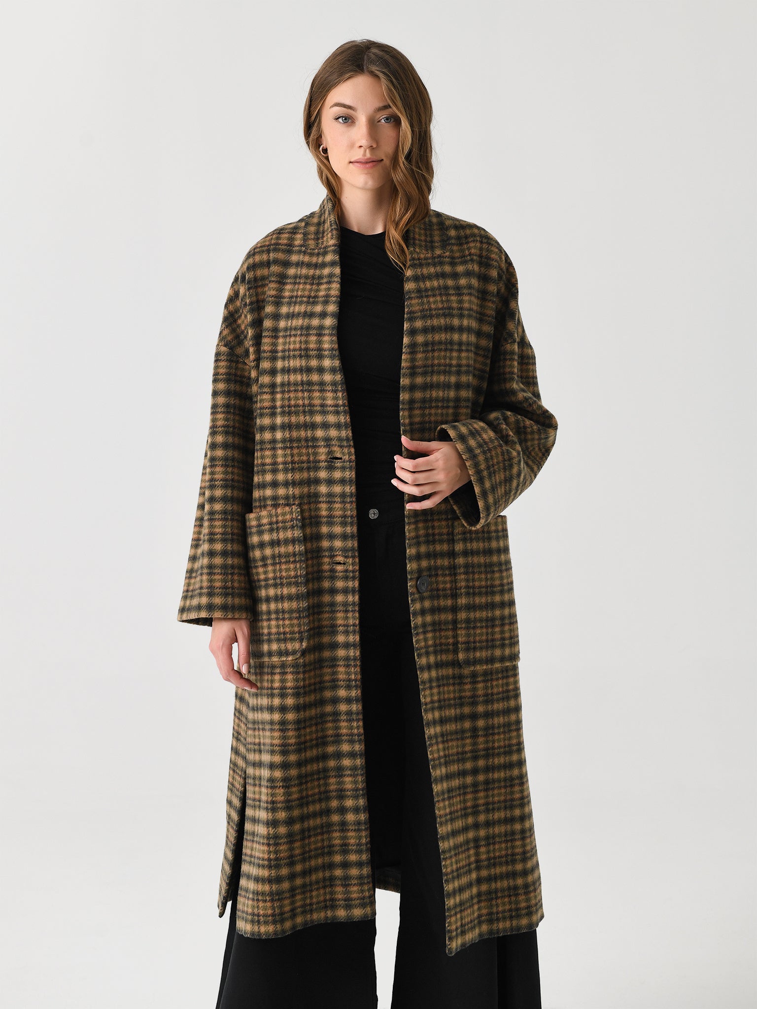 virgo　SPECIAL BOA CIRCUIT DOWN COAT Sarah Long Coat - Black | 8848 Altitude