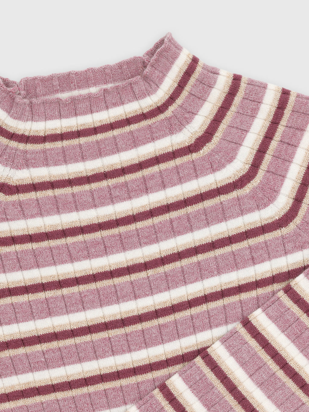 Mayoral Girls' Knit Mockneck Sweater - Saint Bernard