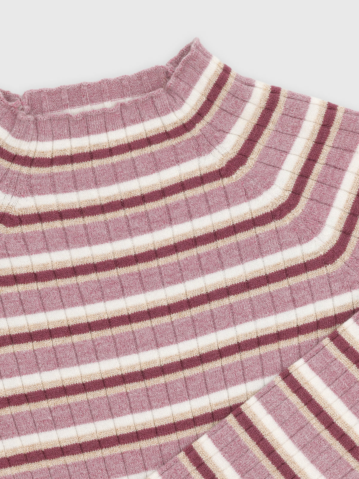 Mayoral Girls' Knit Mockneck Sweater - Saint Bernard