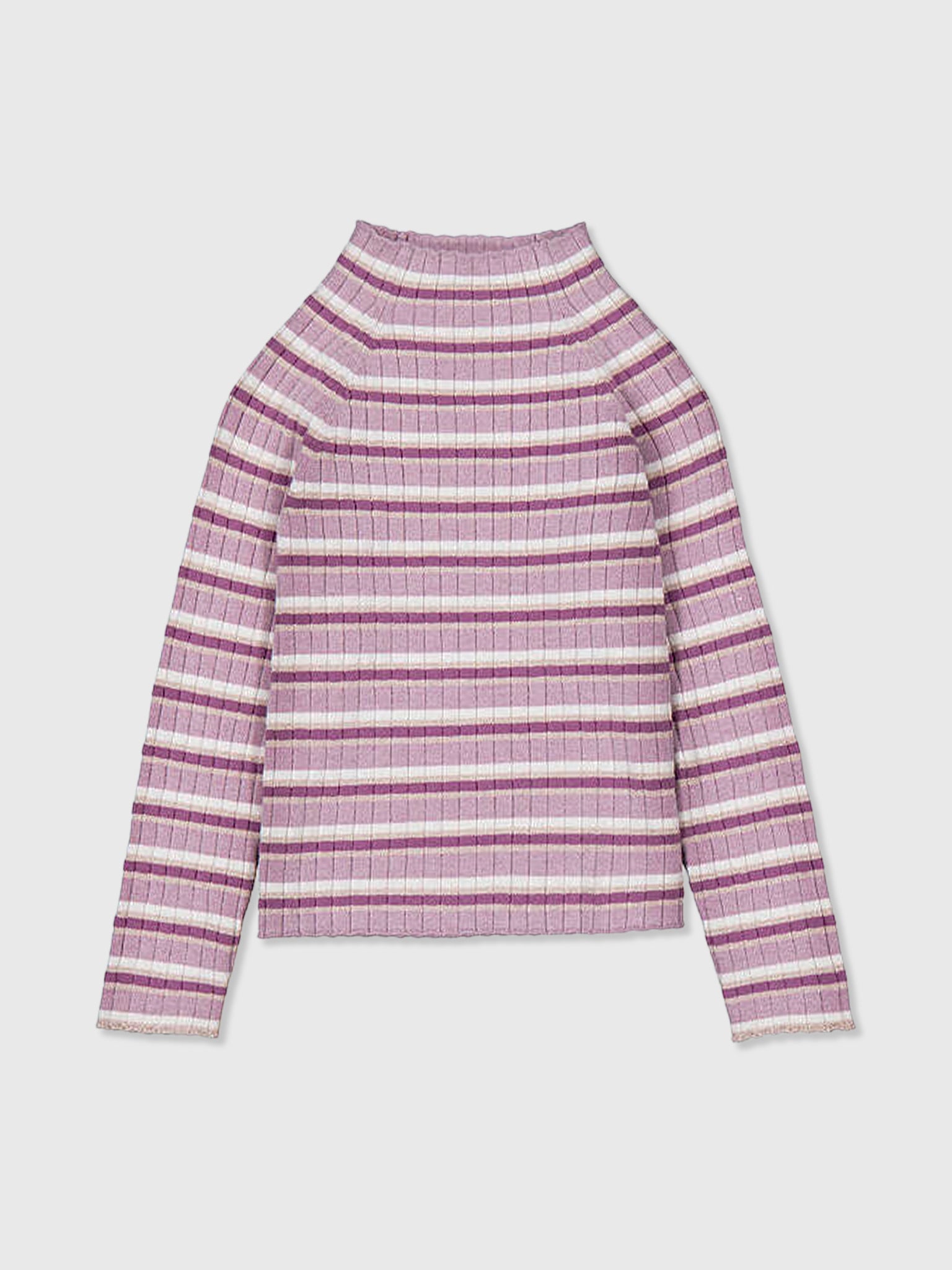 Mayoral Girls' Knit Mockneck Sweater