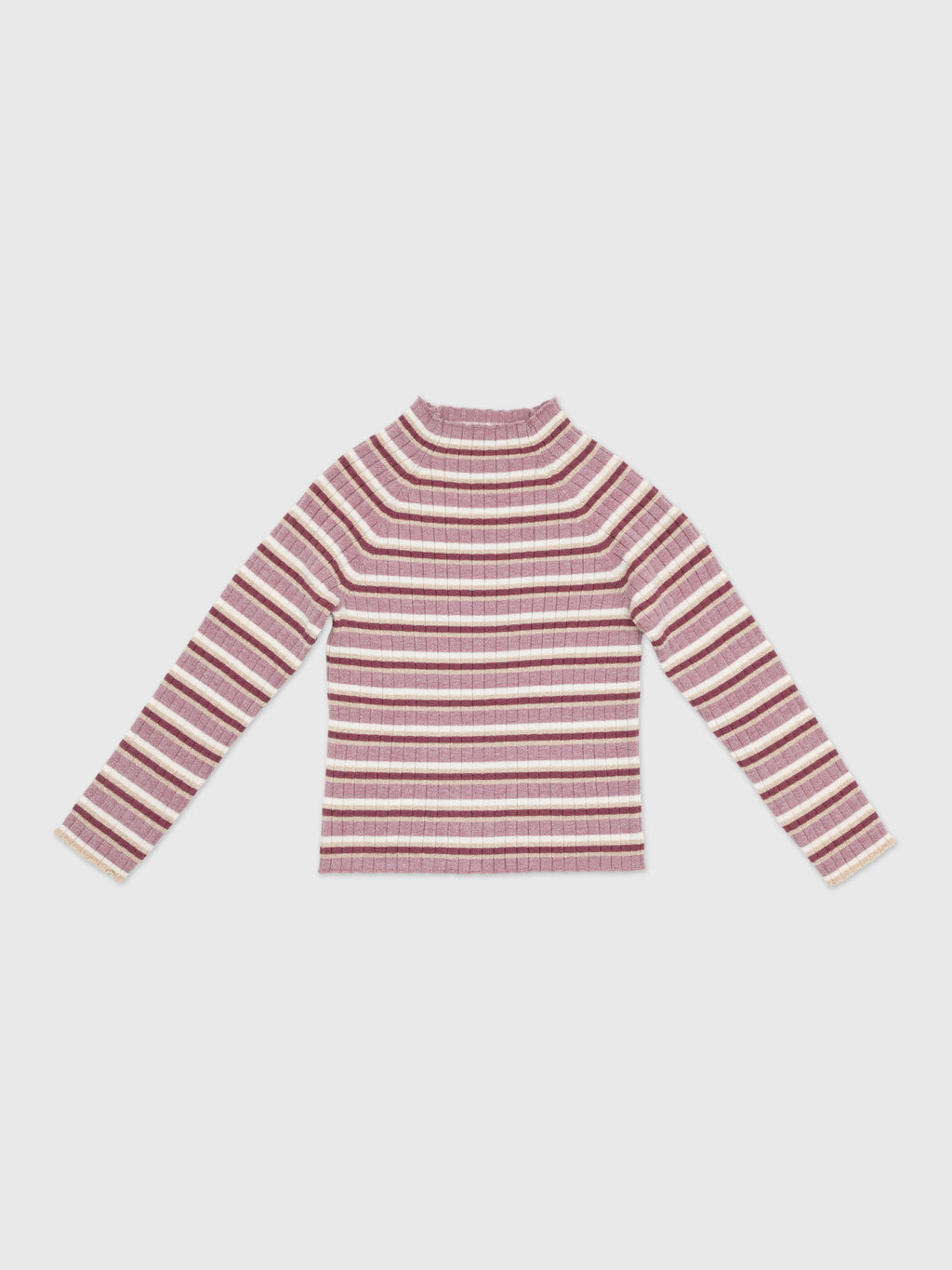 Mayoral Girls' Knit Mockneck Sweater - Saint Bernard