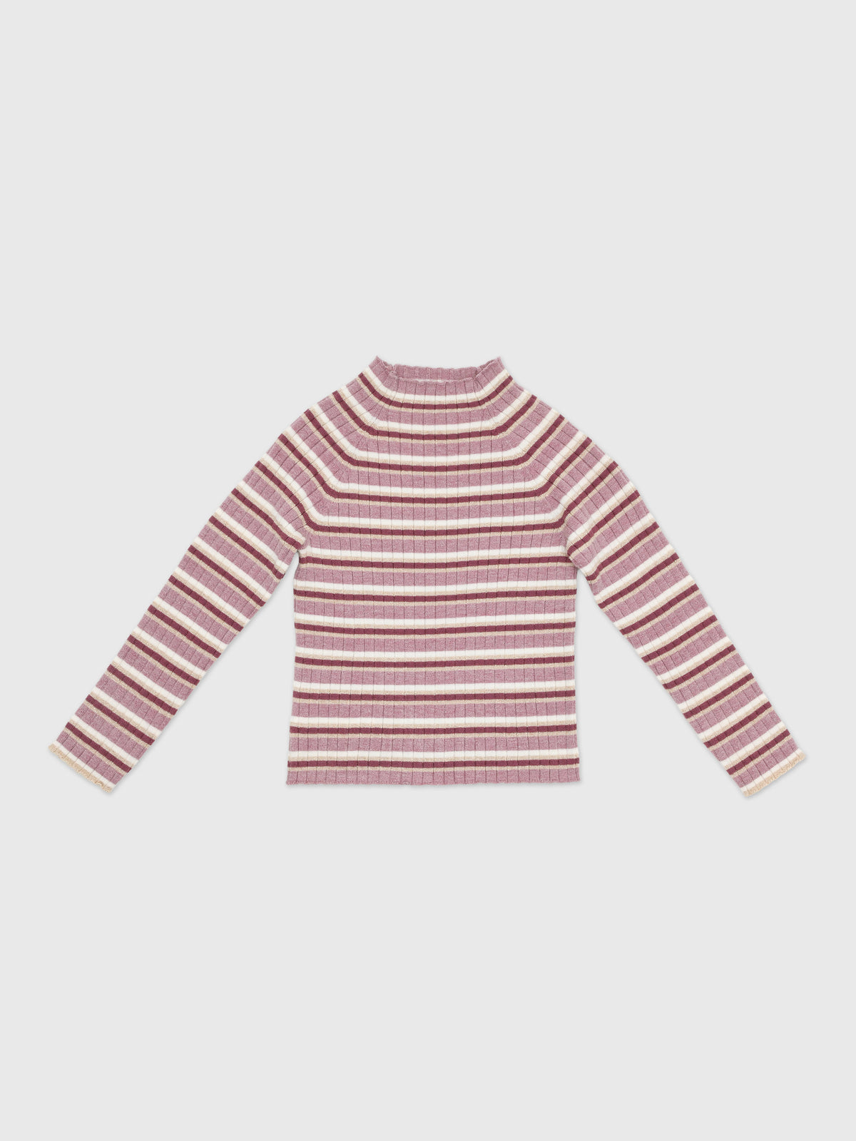 Mayoral Girls' Knit Mockneck Sweater - Saint Bernard