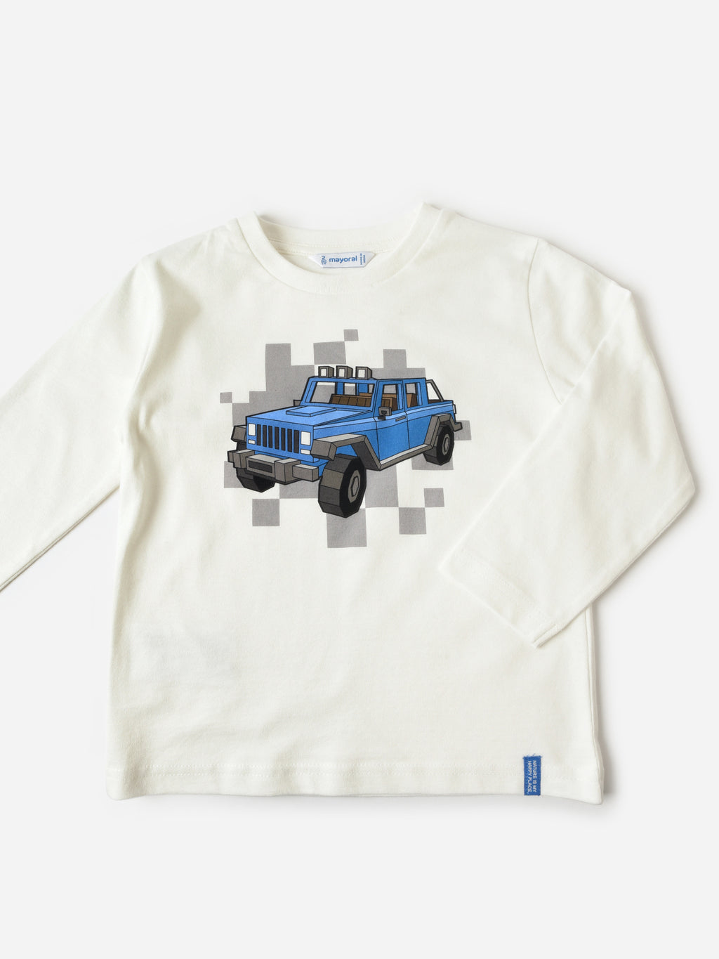 Mayoral Boys' Long Sleeve Car T-Shirt - Saint Bernard