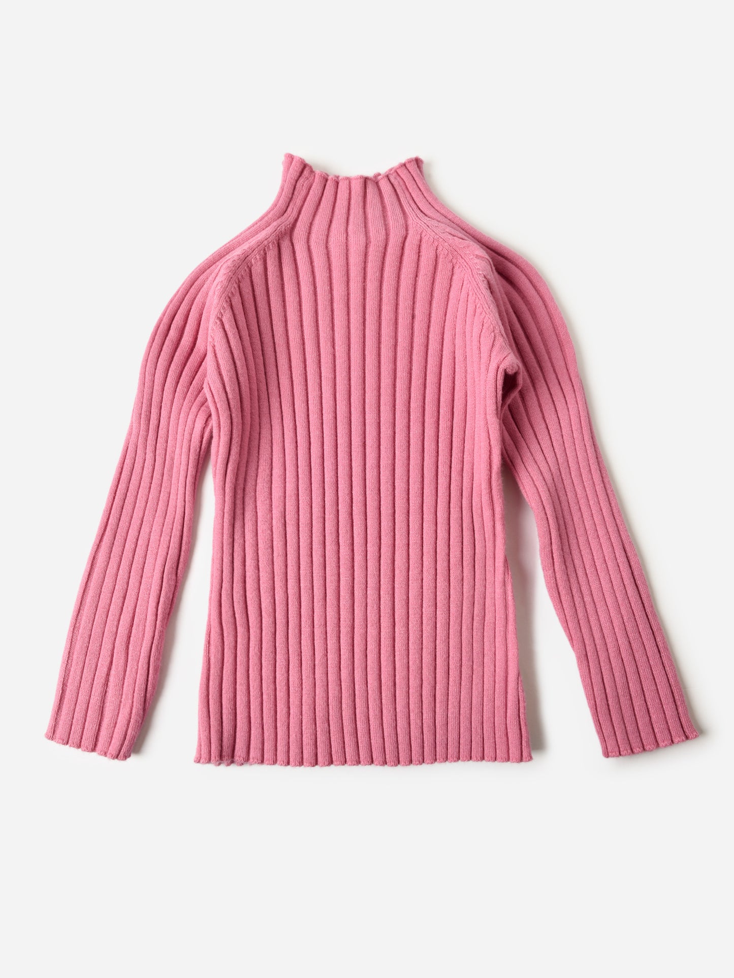 Mayoral Girls' Rib Mockneck Sweater - Saint Bernard