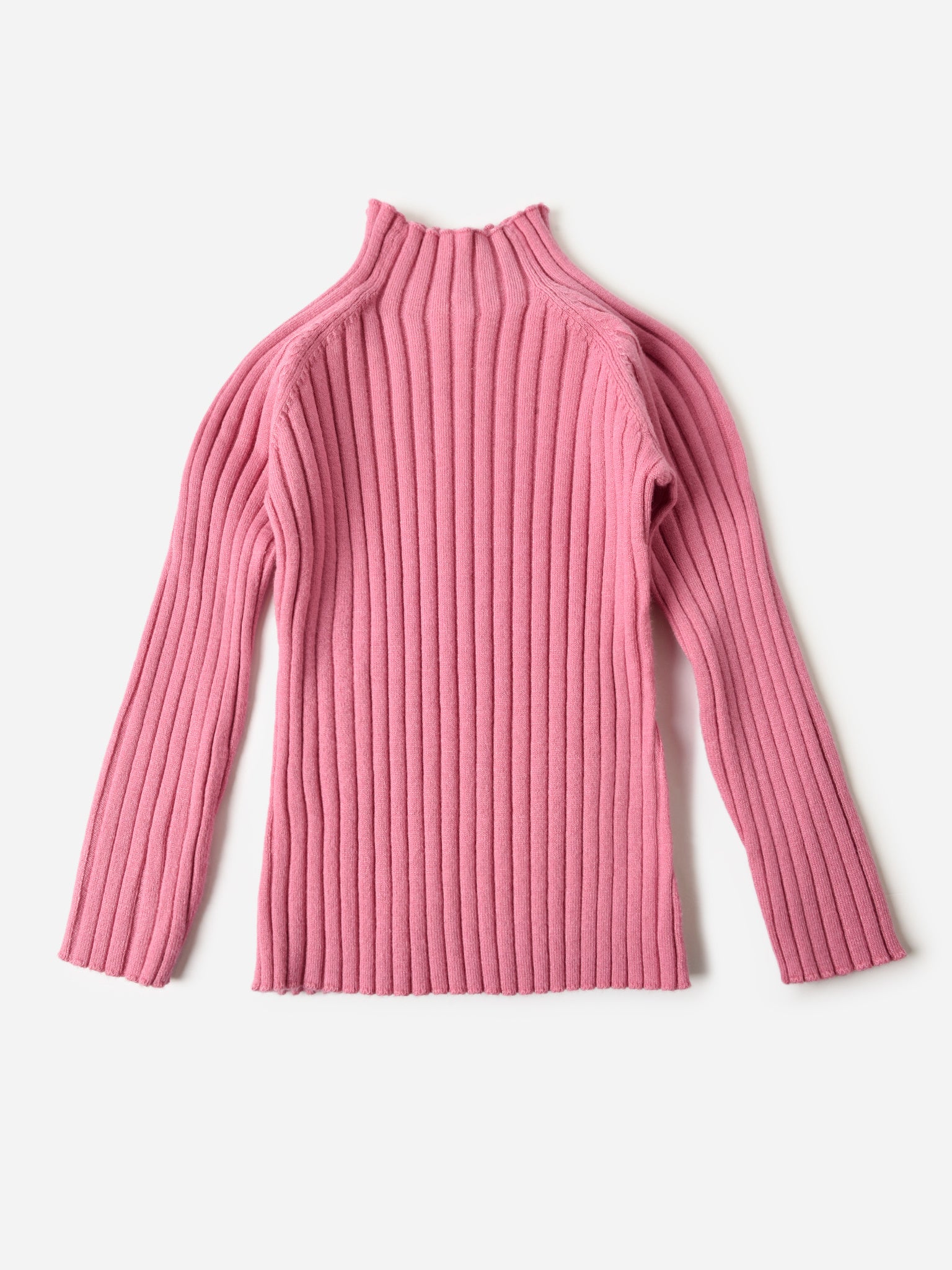 Mayoral Girls' Rib Mockneck Sweater - Saint Bernard