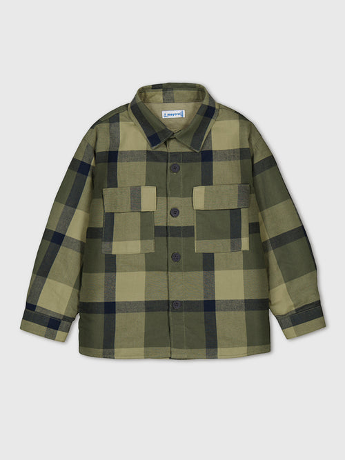 Mayoral Boys' Checked Overshirt