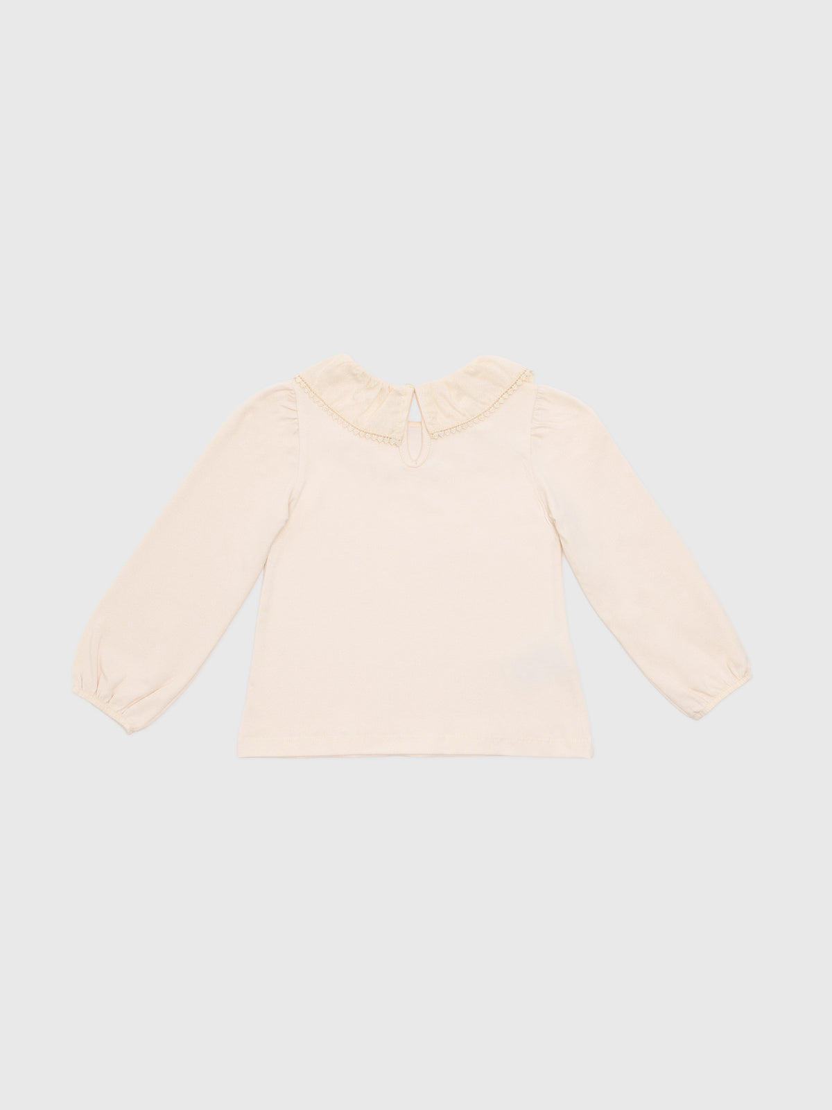 Mayoral Girls' Ruffle Neck Blouse - Saint Bernard