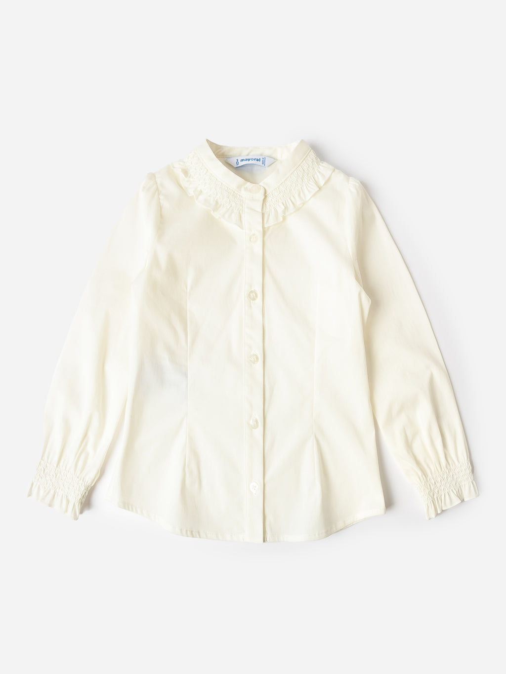 Mayoral Girls' Poplin Blouse - Saint Bernard
