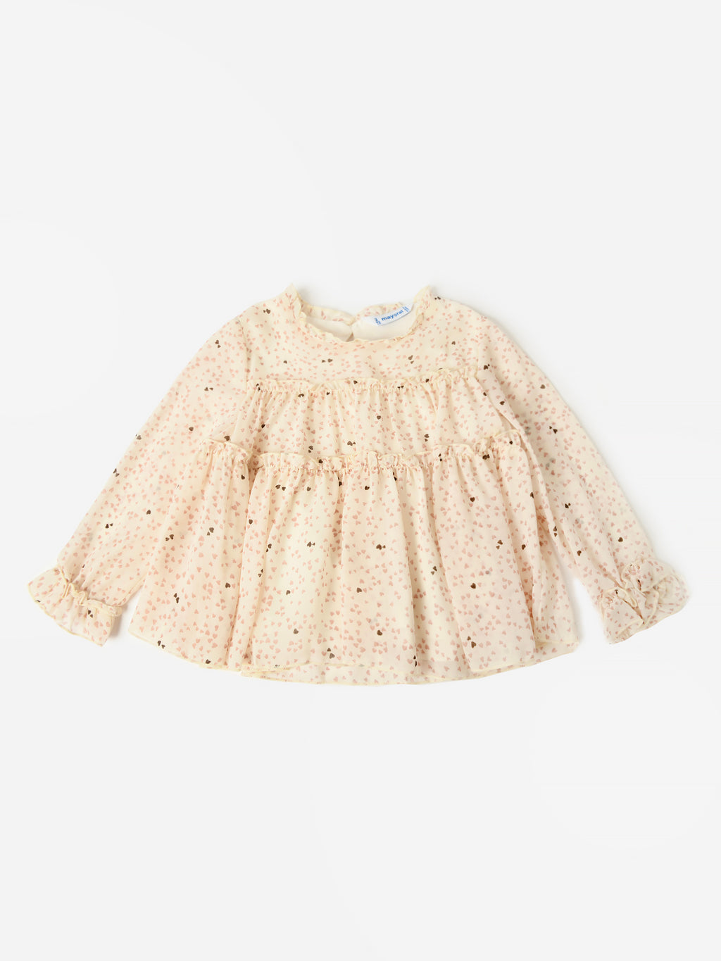 Mayoral Girls' Gauze Blouse - Saint Bernard