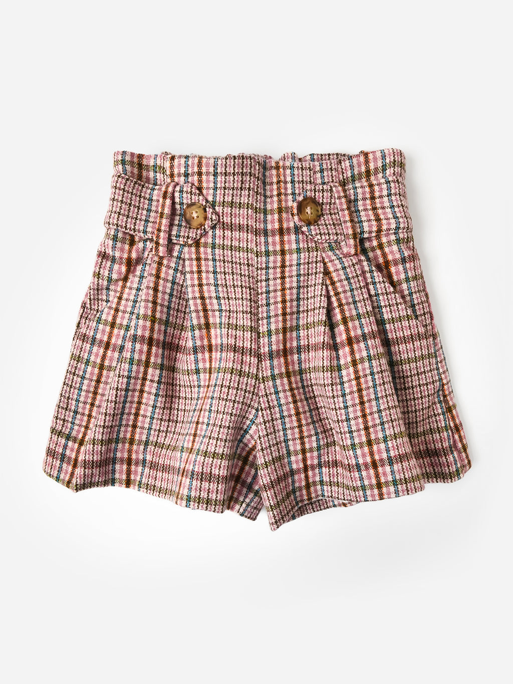 Mayoral Girls' Plaid Short - Saint Bernard