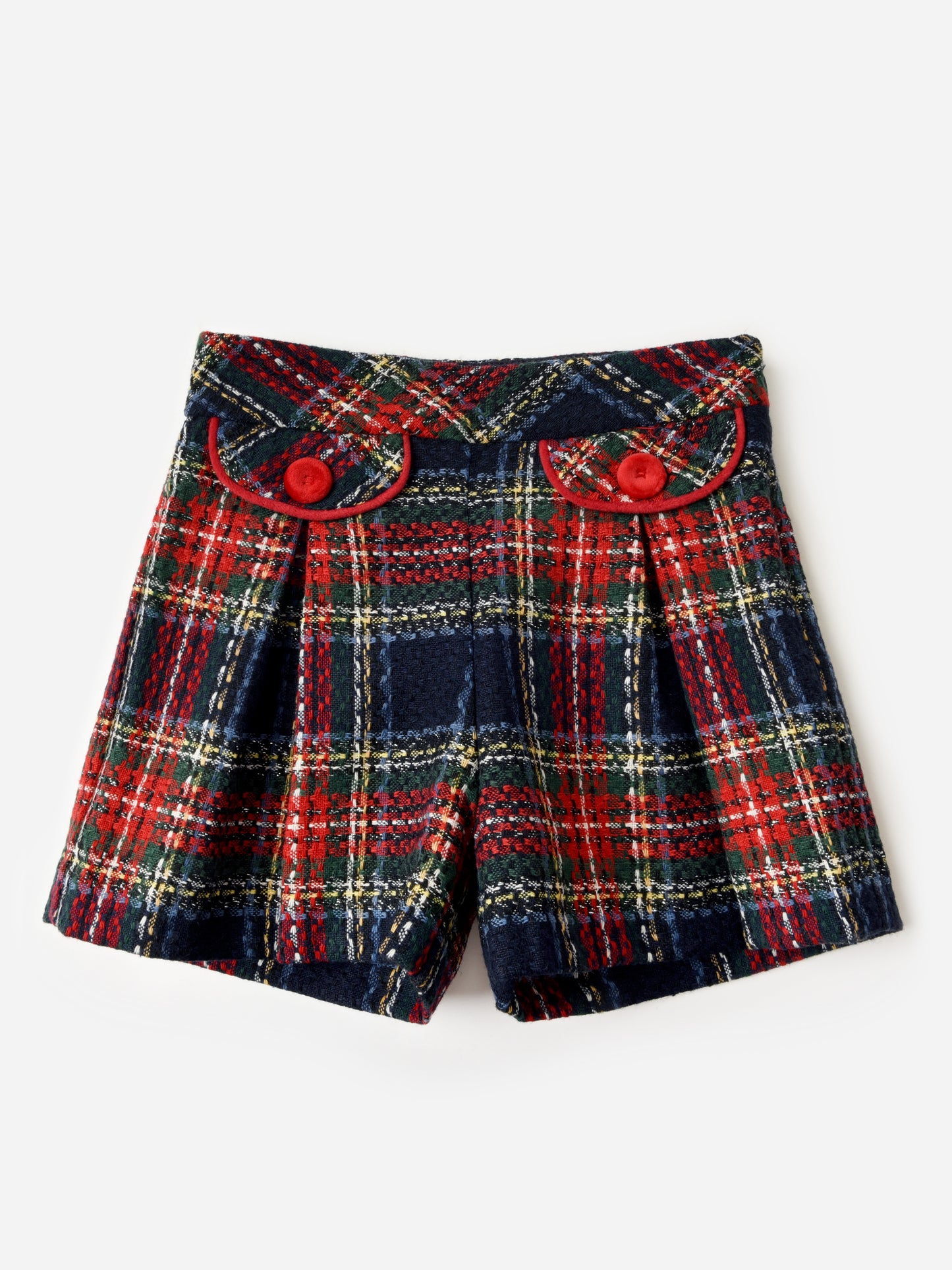 Mayoral Girls' Plaid Short - Saint Bernard