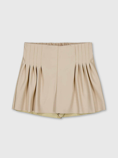 Mayoral Girls' Faux Leather Short
