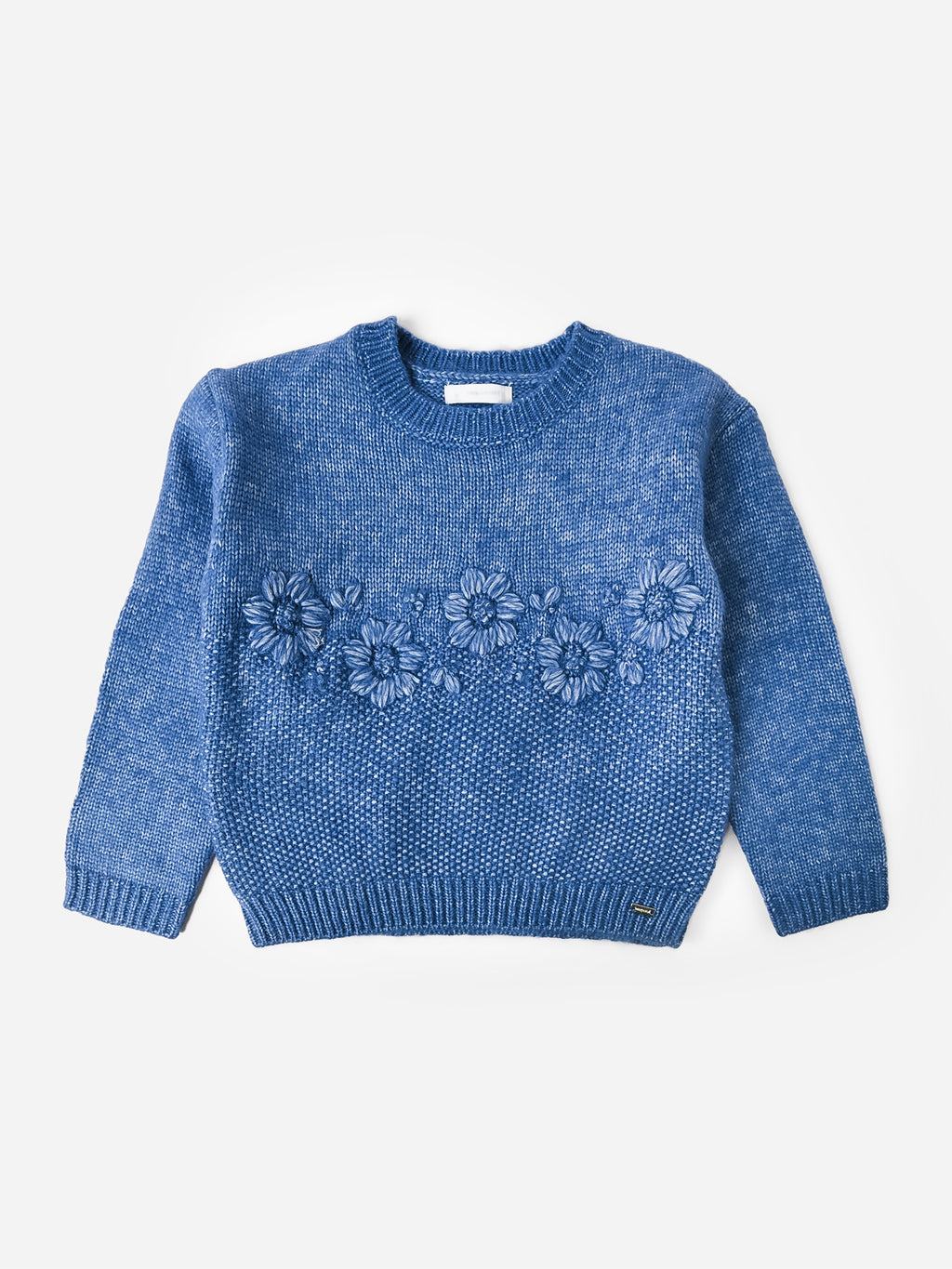 Mayoral Girls' Fuzzy Sweater - Saint Bernard