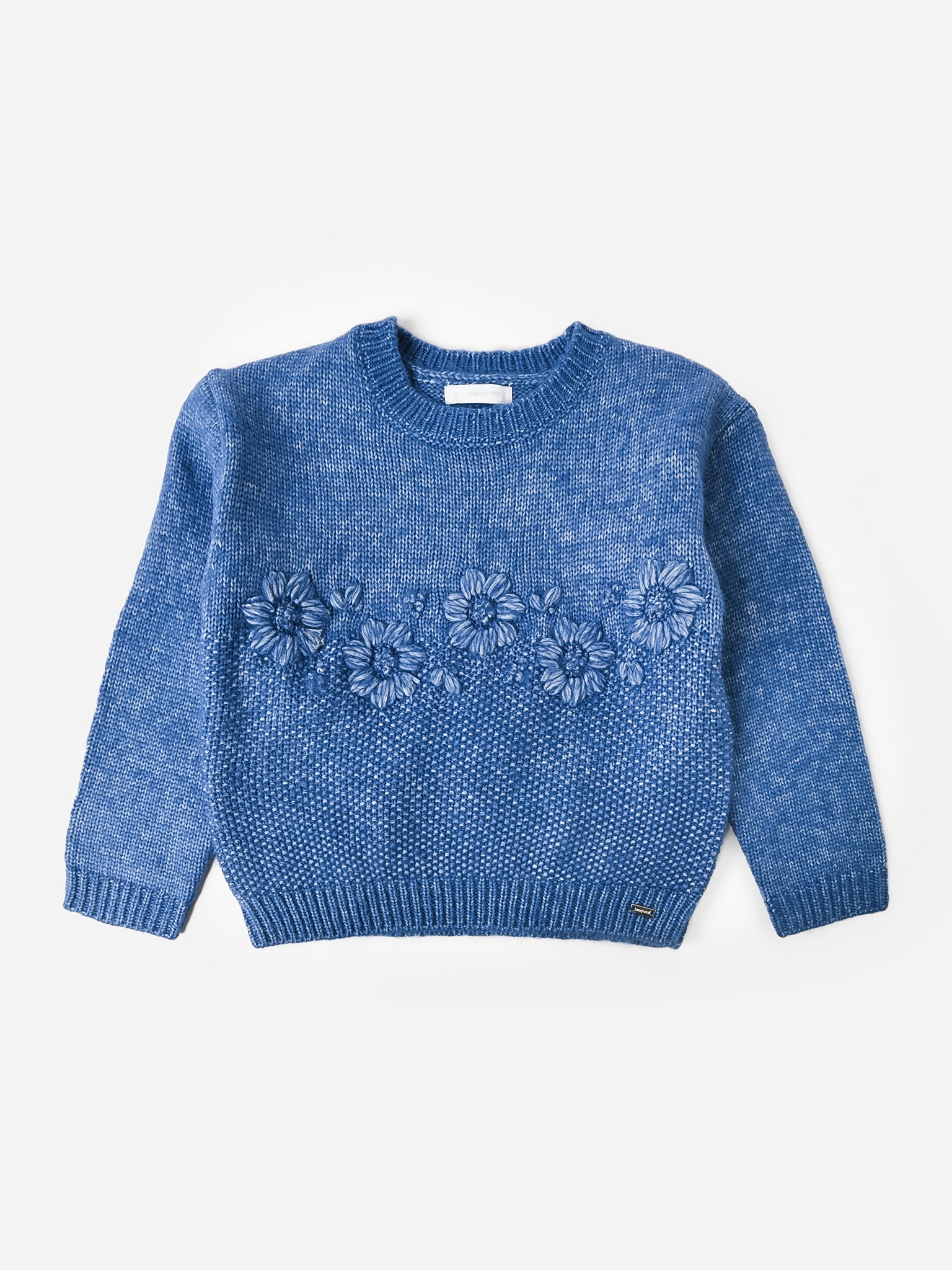 Mayoral Girls' Fuzzy Sweater - Saint Bernard