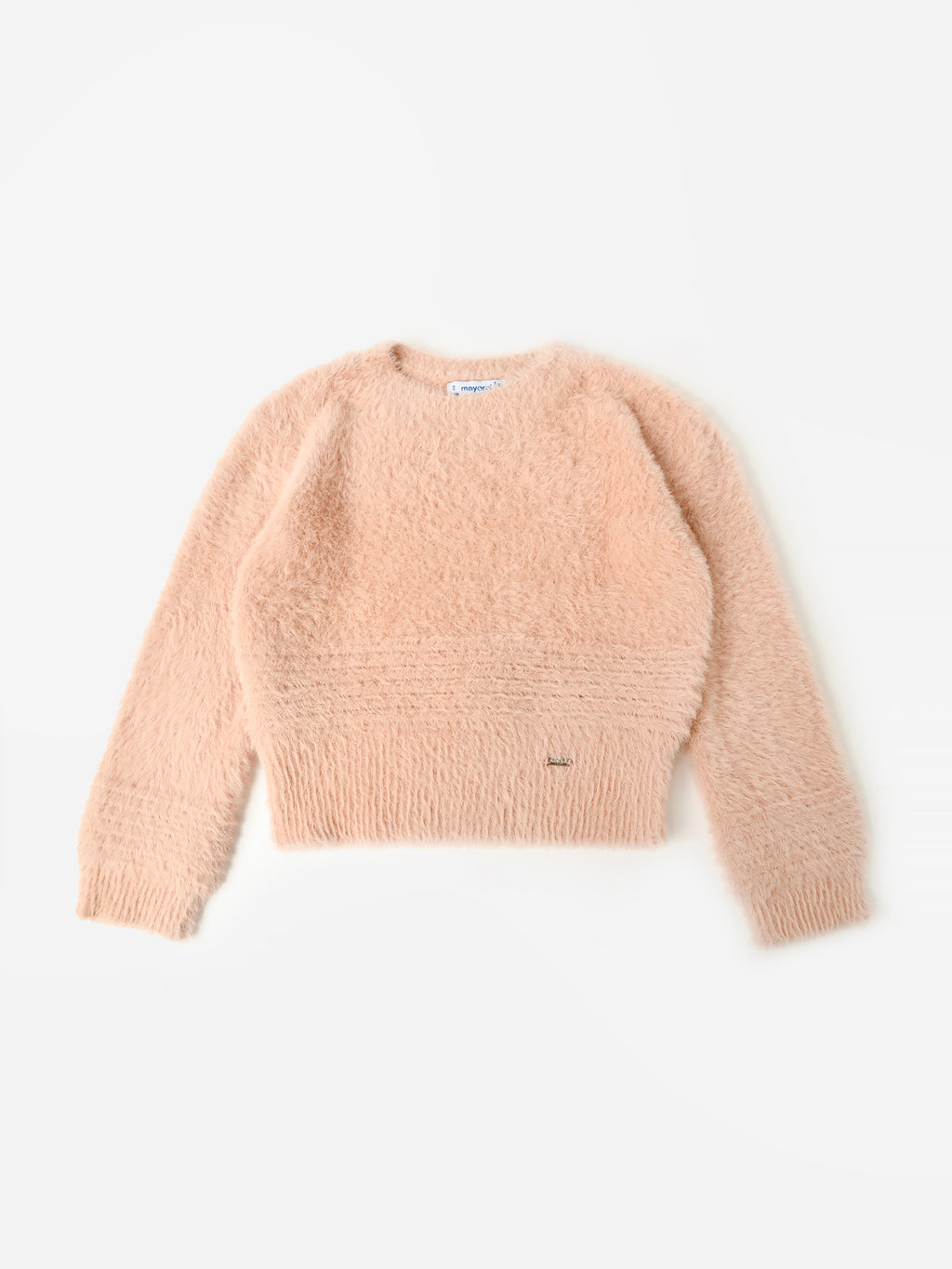 Mayoral Girls' Fuzzy Sweater - Saint Bernard