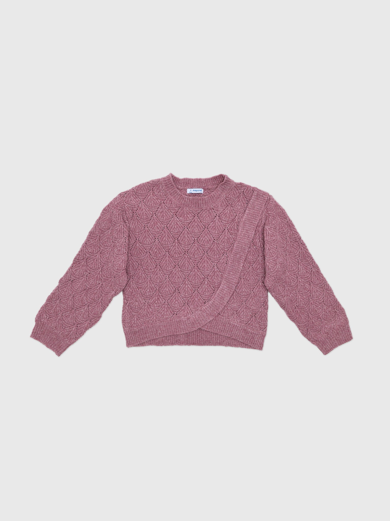 Mayoral Girls' Textured Sweater - Saint Bernard