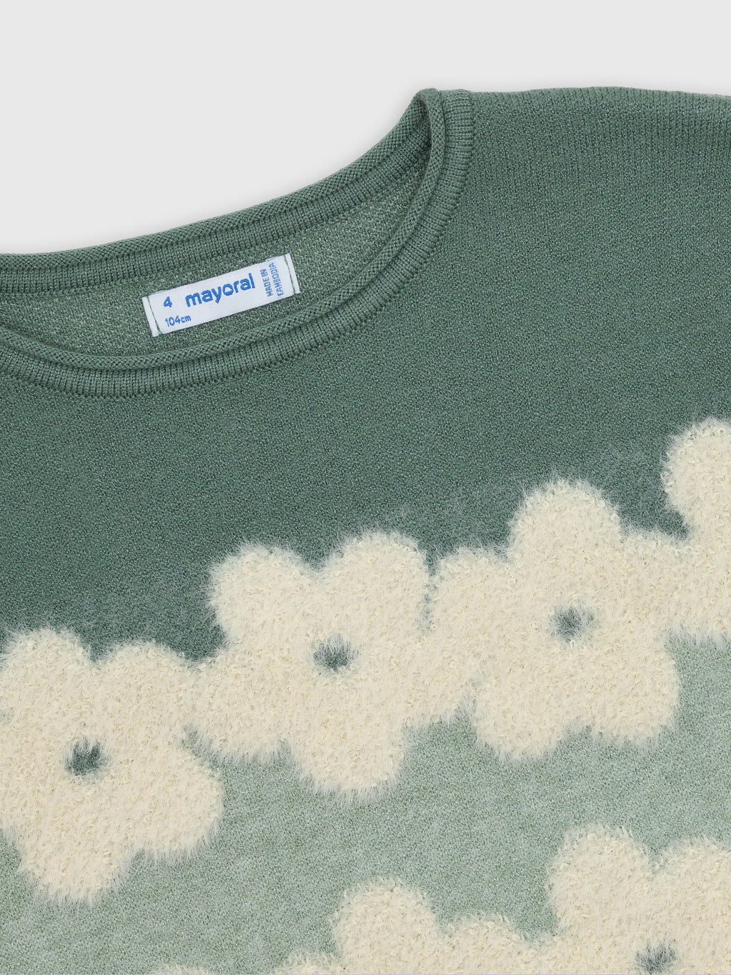 Mayoral Girls' Jacquard Sweater - Saint Bernard
