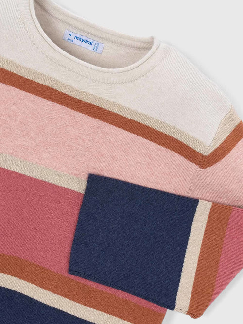 Mayoral Girls' Jacquard Sweater