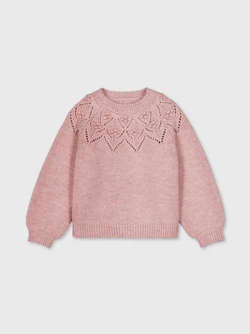 Mayoral Girls' Openwork Knit Sweater