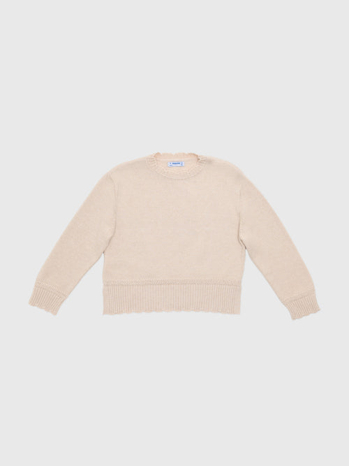 Mayoral Girls' Smooth Knit Sweater