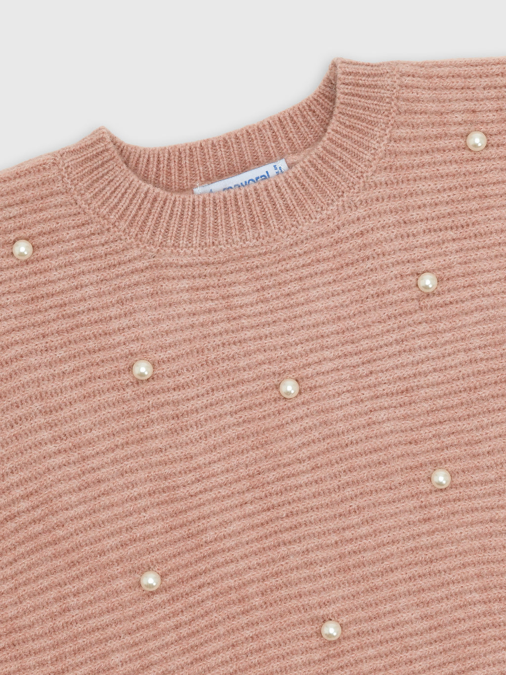 Mayoral Girls' Pearl Knit Sweater - Saint Bernard