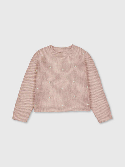 Mayoral Girls' Pearl Knit Sweater - Saint Bernard
